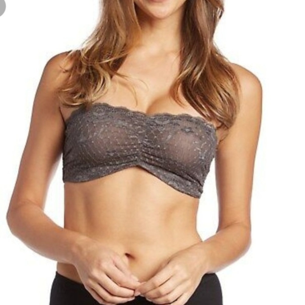Free People Intimately Charcoal Bandeau